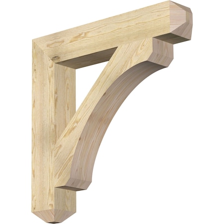 Ekena Millwork Legacy Craftsman Rough Sawn Bracket, Douglas Fir, 6"W x 36"D x 36"H BKT06X36X36LEC04RDF